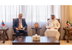 ЭЛЧИН САЙД П.СЭРГЭЛЭН КУВЕЙТИЙН ҮНДЭСНИЙ МЭДЭЭЛЛИЙН АГЕНТЛАГ (KUNA)-ГИЙН ЕРӨНХИЙ ЗАХИРЛЫН АЛБАН ҮҮРГИЙГ ТҮР ОРЛОН ГҮЙЦЭТГЭГЧ МУХАММАД АЛЬ-МАННАЙ-ТАЙ УУЛЗАВ