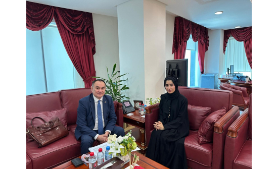 ЭЛЧИН САЙД П.СЭРГЭЛЭН КАТАР УЛСЫН ГАДААД ХЭРГИЙН ЯАМНЫ АЗИЙН ГАЗРЫН ЗАХИРАЛ АЛЬ-ЖОХАРА ЮСЕФ ФАХРУ-ТАЙ УУЛЗАВ