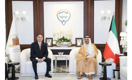 ЭЛЧИН САЙД П.СЭРГЭЛЭН КУВЕЙТ УЛСЫН ФАРВАНИЯА ХОТЫН ЗАХИРАГЧ ШЕЙХ ДАБИ НАССЕР АЛЬ-САБАХ-ТАЙ УУЛЗАВ